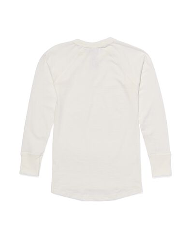 t-shirt thermo enfant blanc 122/128 - 19309113 - HEMA