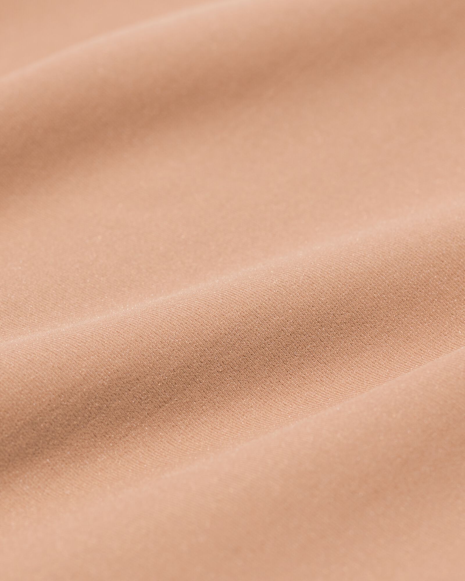 damesbikershort hoge taille medium corrigerend elastaan platte naden lichtbruin lichtbruin - 21500373LIGHTBROWN - HEMA