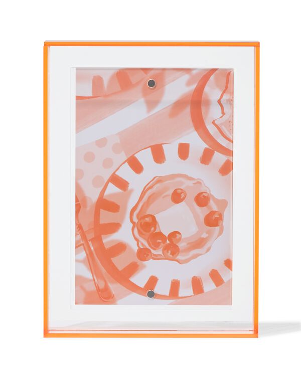 fotolijst 10x15cm roze acryl - 13625024 - HEMA