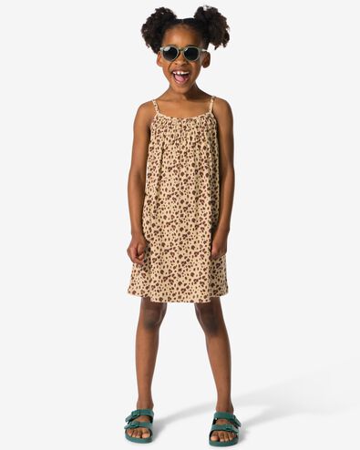 Kinderkleid Leopard sandfarben - 30859604SAND - HEMA