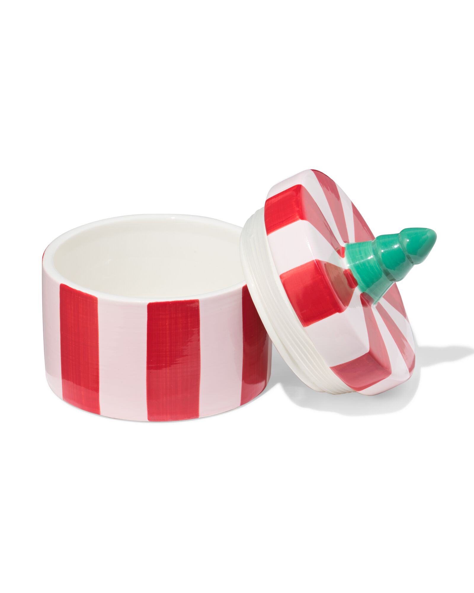 Topf, 10 × 7,5 × 10 cm, Keramik, rot - 25100353 - HEMA