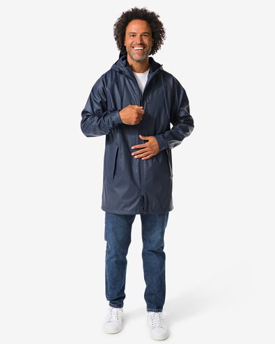 regenjas voor volwassenen blauw blauw - 34450550BLUE - HEMA