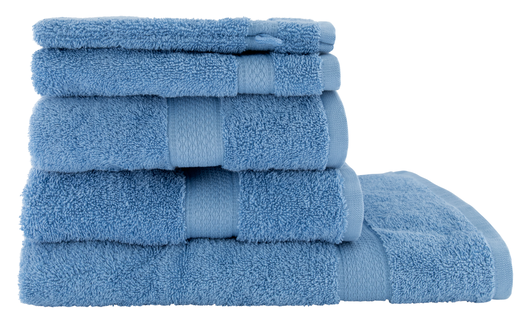 serviettes de bain - qualité supérieure bleu vif bleu vif - 1000025960 - HEMA