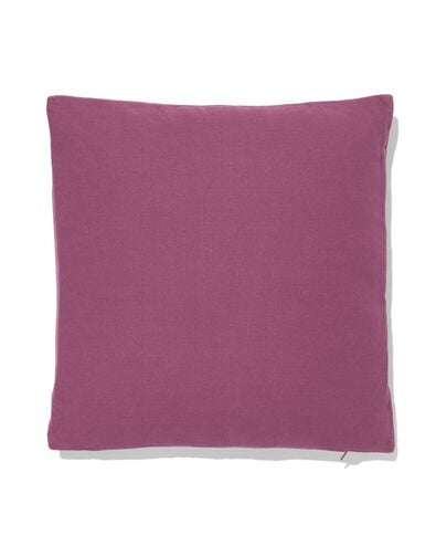 coussin n&oelig;ud 40x40cm velours rouge - 7325161 - HEMA