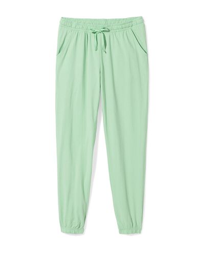 bas de pyjama femme coton vert clair - 23420114LIGHTGREEN - HEMA