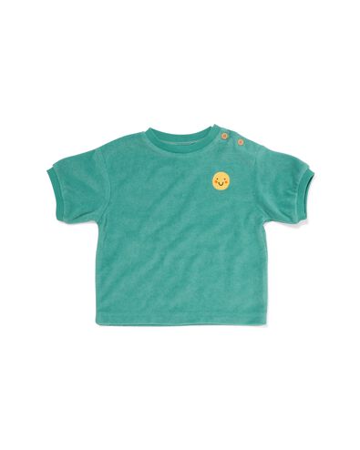 baby T-shirt badstof groen - 33129870GREEN - HEMA