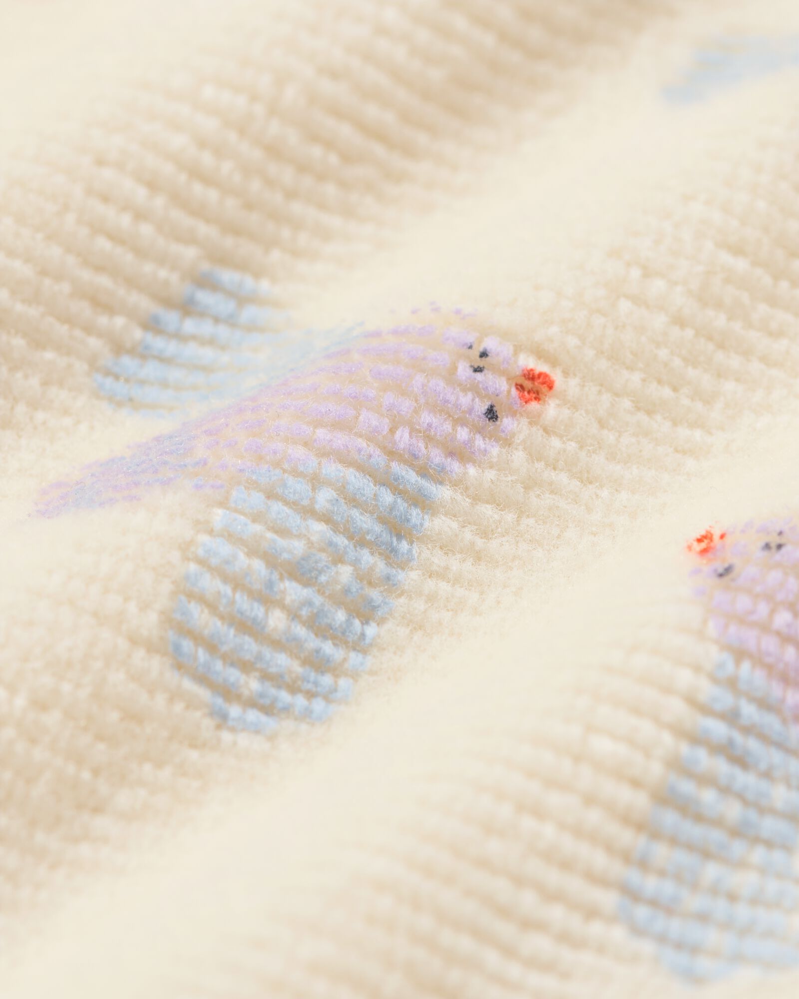 newborn jumpsuit rib vogels &eacute;cru &eacute;cru - 33439420ECRU - HEMA