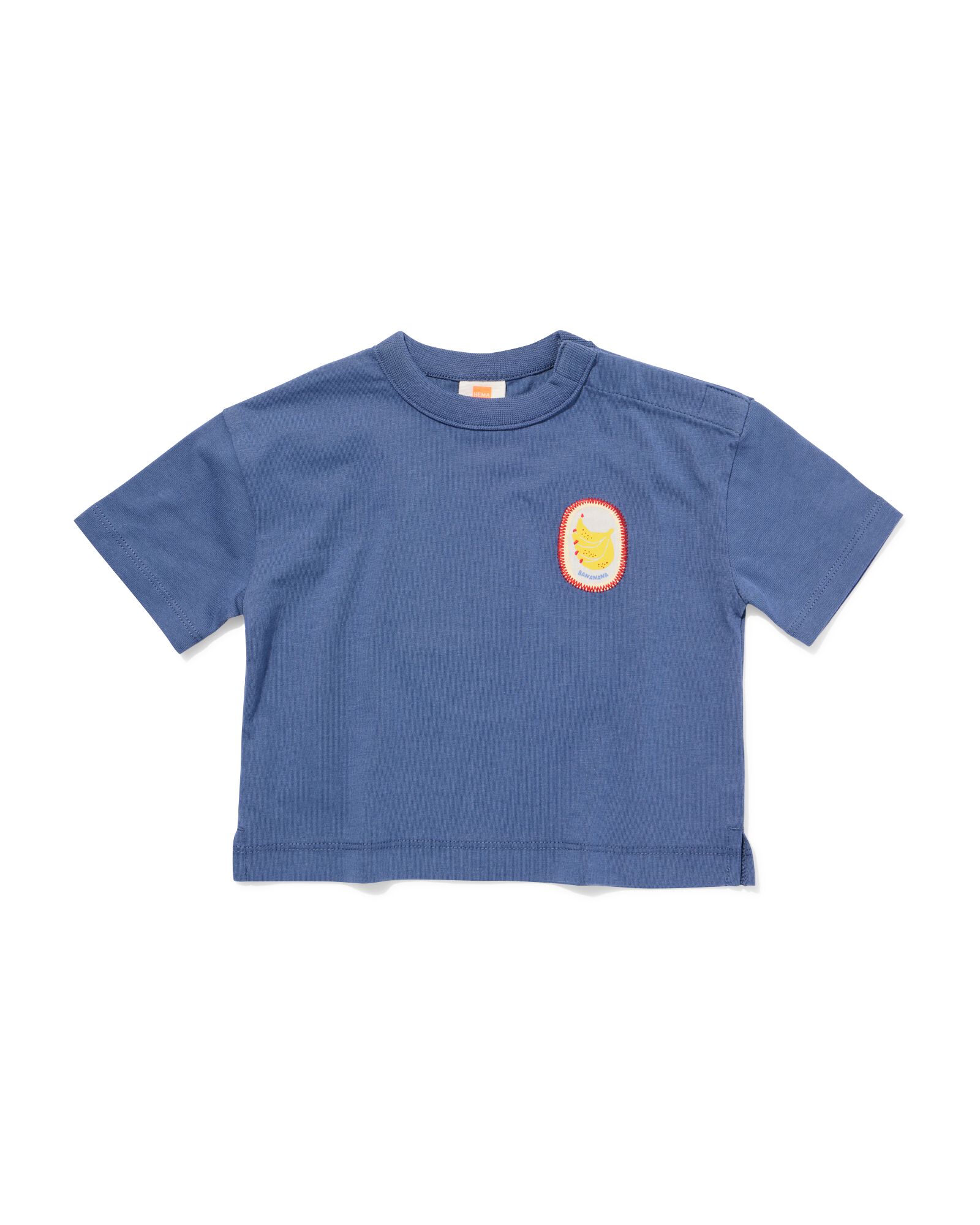 t-shirt b&eacute;b&eacute; jersey bleu bleu - 33187470BLUE - HEMA