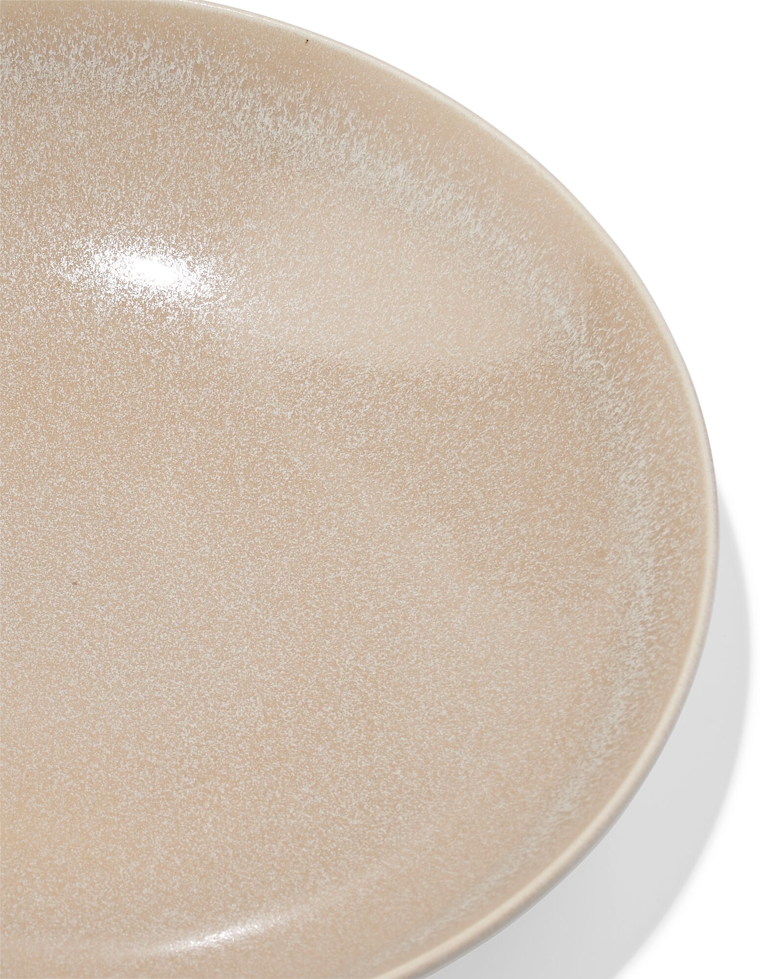 assiette creuse &Oslash;21,2 cm Monaco &eacute;mail r&eacute;actif brun clair - 9650192 - HEMA