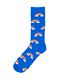 chaussettes avec coton arc-en-ciel bleu 39/42 - 4141102 - HEMA