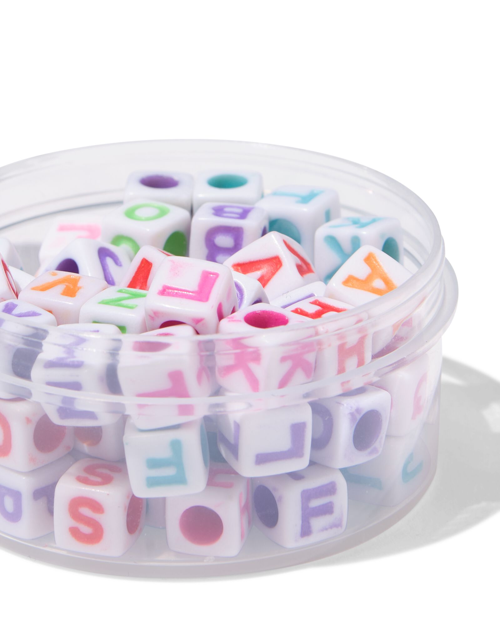 doosje kralen vierkant alfabet - 15900549 - HEMA