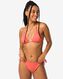 Damen-Bikinislip, Schleife korallfarben korallfarben - 22351205CORAL - HEMA