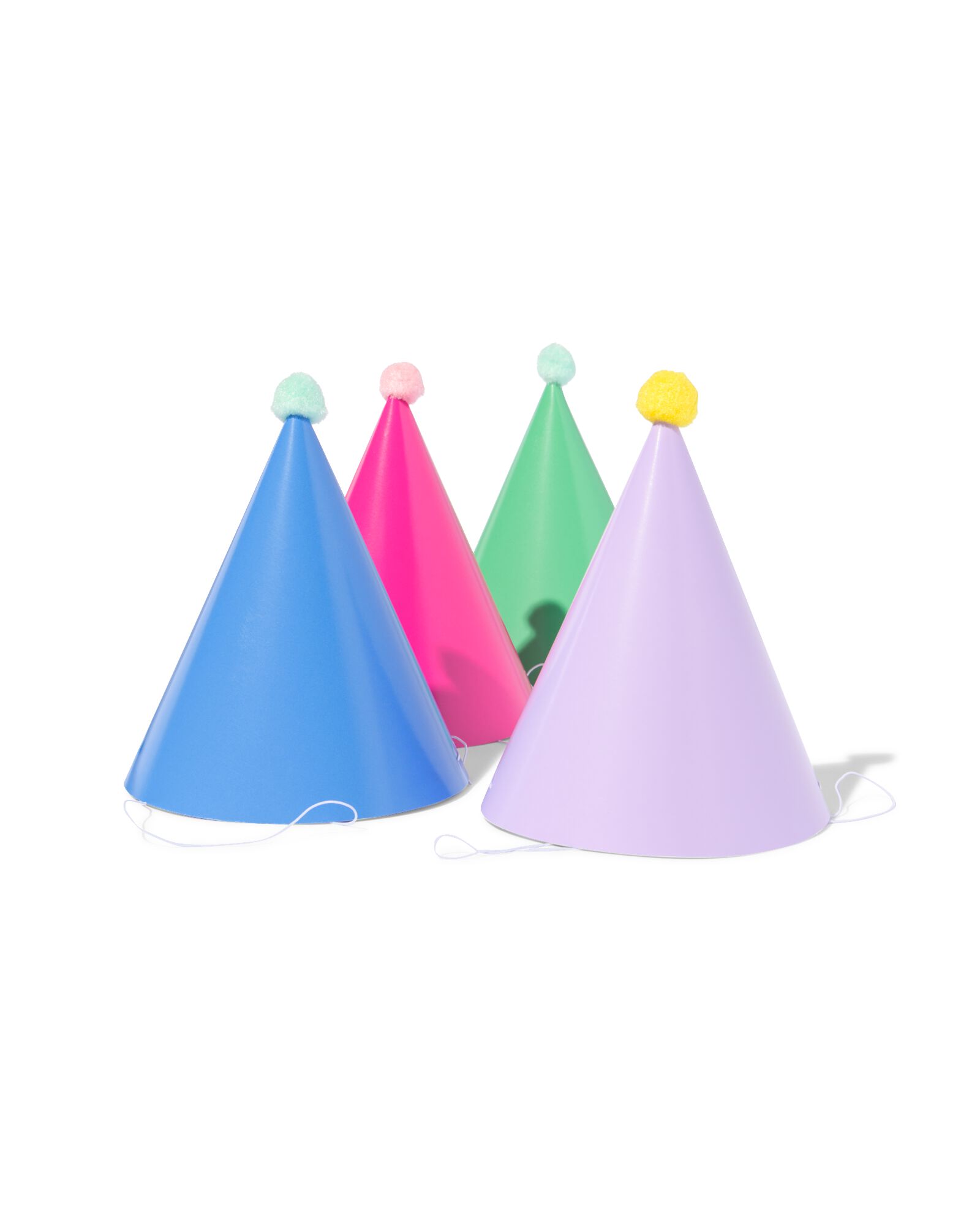 Partyh&uuml;te einfarbig, 8 St&uuml;ck - 14250096 - HEMA