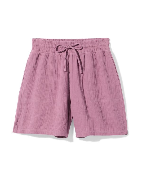 short femme Kai coupe d&eacute;contract&eacute;e mousseline violet violet - 36304240PURPLE - HEMA
