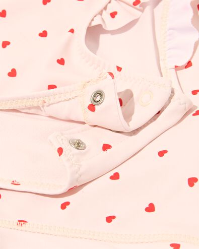 babyzwempak hartjes gebroken wit gebroken wit - 33200755OFFWHITE - HEMA