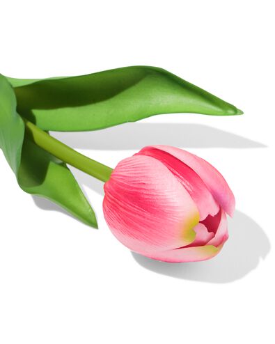 fleur artificielle 34&thinsp;cm tulipe rose - 41324071 - HEMA