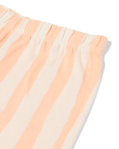 pyjacourt b&eacute;b&eacute; rayures p&ecirc;che p&ecirc;che - 33301360PEACH - HEMA