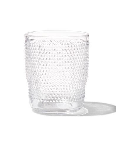 verre &agrave; eau Bergen boules relief 270ml - 9402009 - HEMA