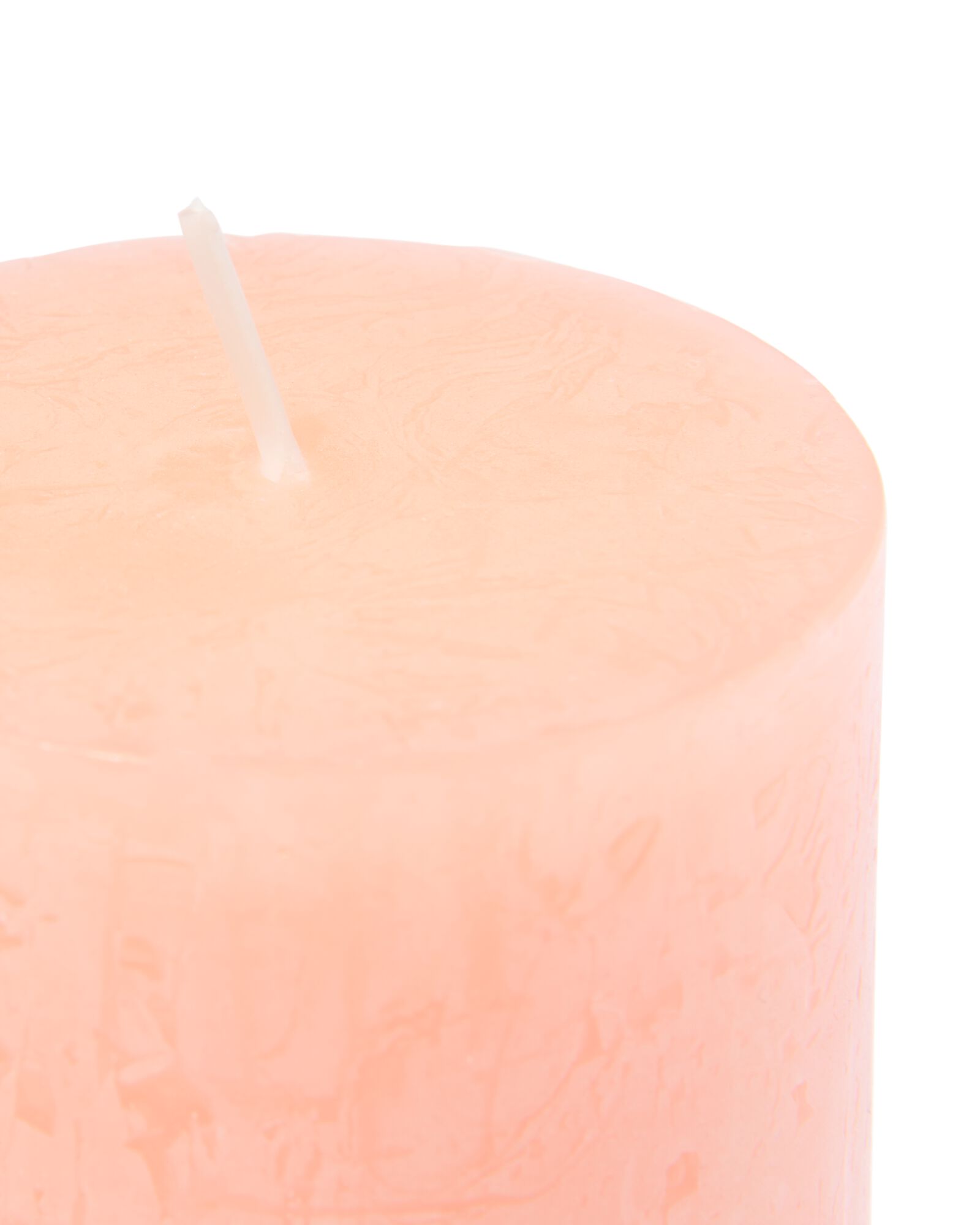 bougie rustique &Oslash; 7 x 13 cm saumon saumon 7 x 13 - 13501950 - HEMA