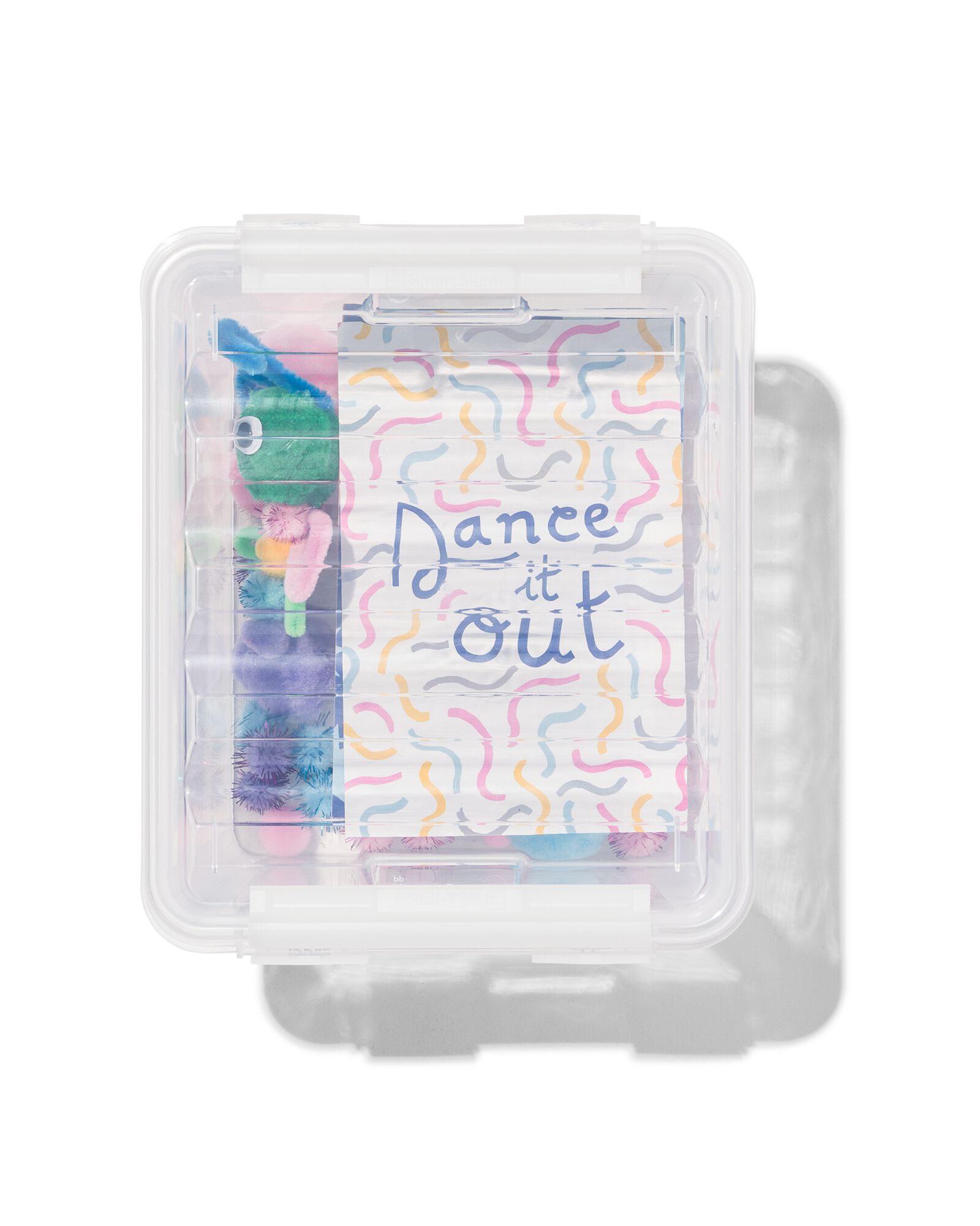 opbergbox Amsterdam transparant 3L - 2000000285 - HEMA