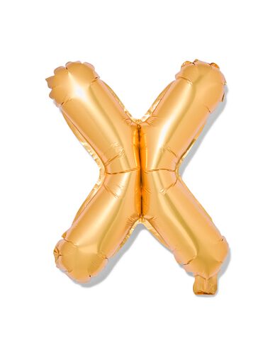 folie ballon X goud X - 14200262 - HEMA