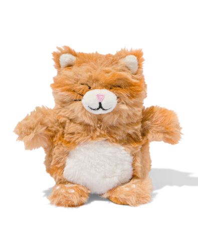 omkeerbare knuffel 16cm kat-leeuw - 61100517 - HEMA