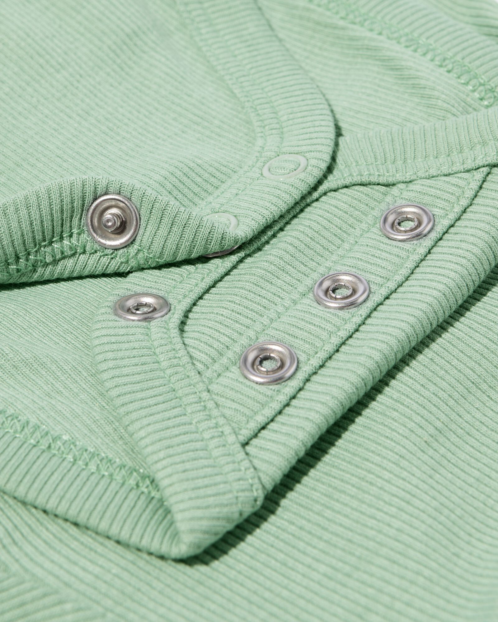 body de croissance b&eacute;b&eacute; c&ocirc;tel&eacute; avec bambou stretch vert - 33401720GREEN - HEMA