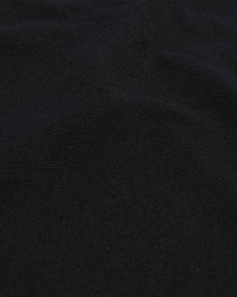 t-shirt homme slim fit col en v - extra long noir XL - 34276876 - HEMA