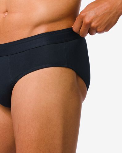 herenslips real lasting cotton - 2 stuks donkerblauw - 1000018795 - HEMA