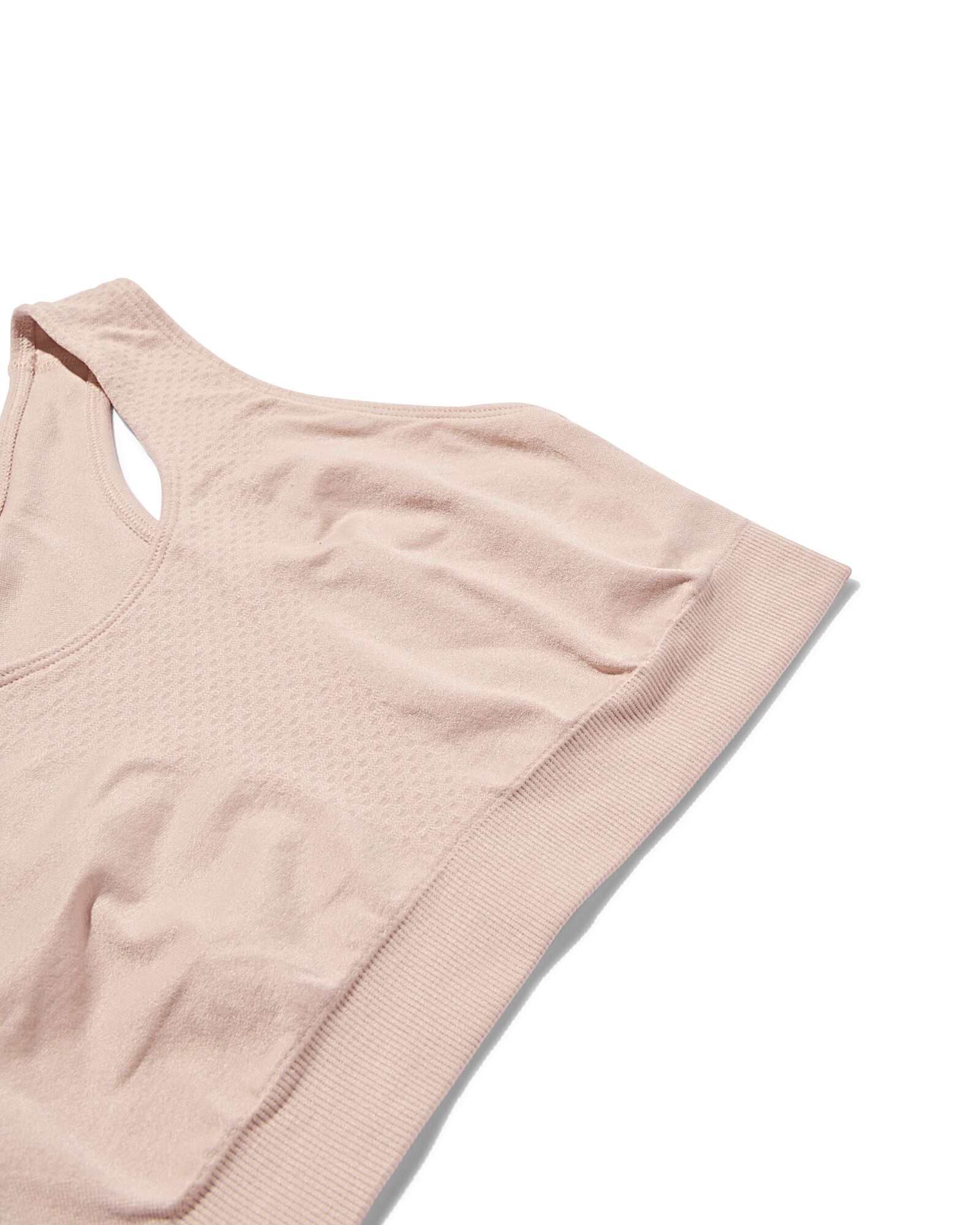 haut de sport sans couture &agrave; soutien moyen  cr&egrave;me - 21790100CREAM - HEMA