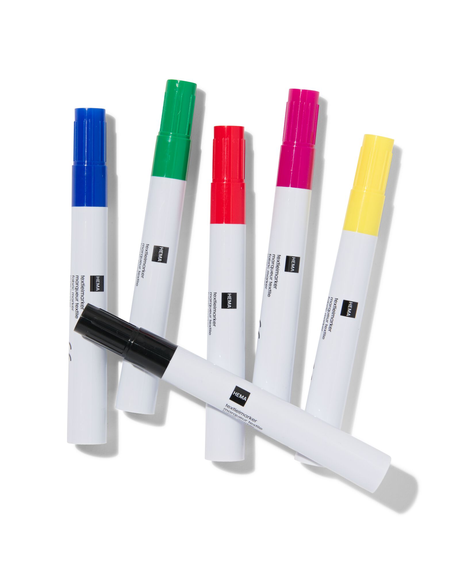 6er-Pack Textilmarker - 15960029 - HEMA