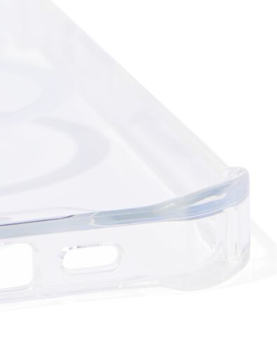softcase met MagSafe voor iPhone 15 transparant - 39680025 - HEMA