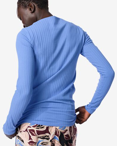 top c&ocirc;tel&eacute; Caro avec col bateau pour femmes bleu - 36271660BLUE - HEMA