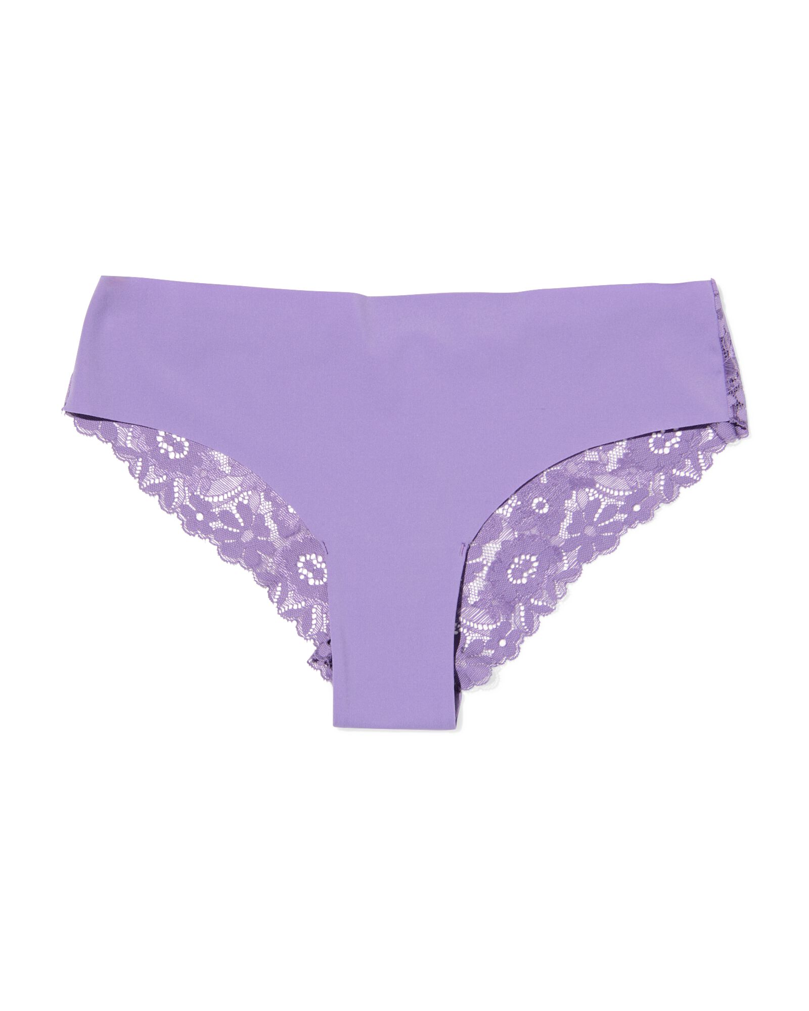 slip br&eacute;silien femme microfibre avec dentelle violet clair - 19601434LIGHTPURPLE - HEMA