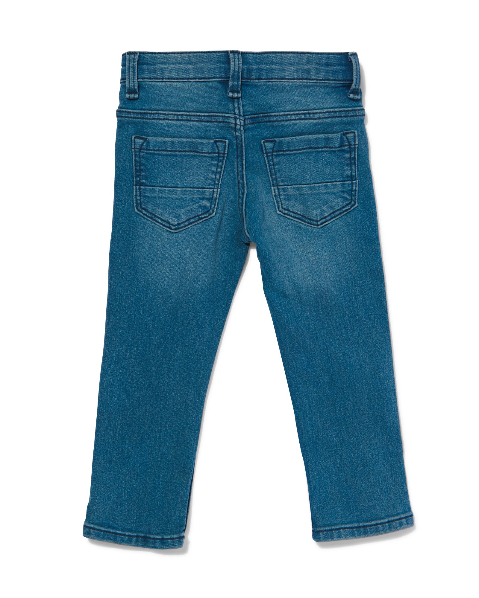 kinder jeans regular fit middenblauw 140 - 30765838 - HEMA