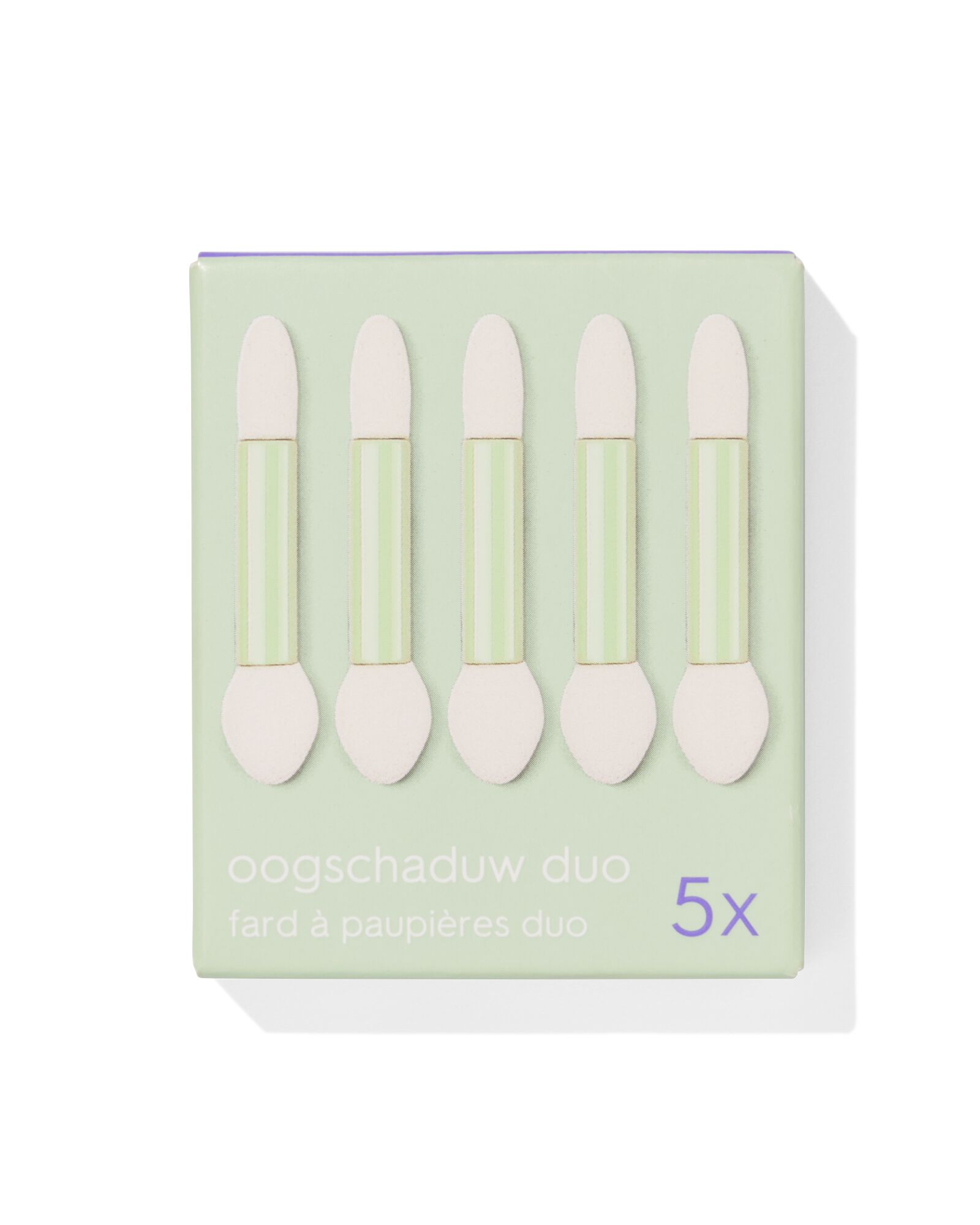 duo eye shadow applicators 5 stuks  - 11201041 - HEMA