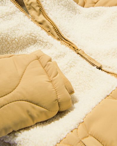 manteau enfant rembourr&eacute; peluche marron - 30865307BROWN - HEMA