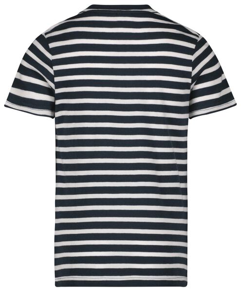 Kinder-T-Shirt, Streifen dunkelblau dunkelblau - 1000026903 - HEMA