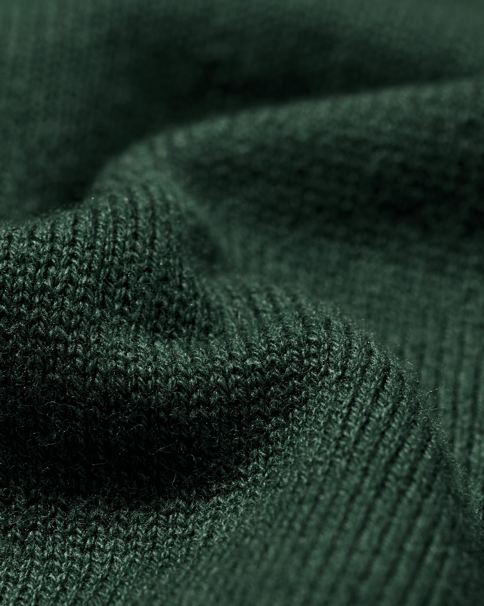 col roul&eacute; homme Marco vert fonc&eacute; vert fonc&eacute; - 2117030DARKGREEN - HEMA