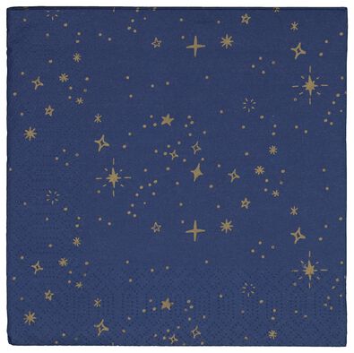 servetten 33x33 papier sterren - 20 stuks - 25280032 - HEMA