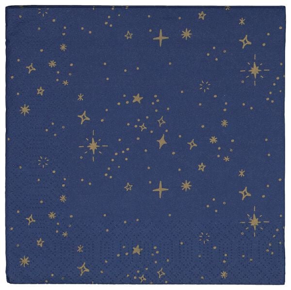 servetten 33x33 papier sterren - 20 stuks - 25280032 - HEMA