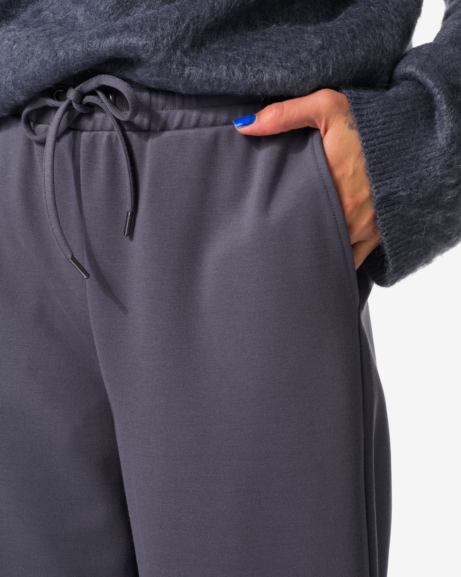 Damenhose Wendy, weites Bein grau - 36204930GREY - HEMA