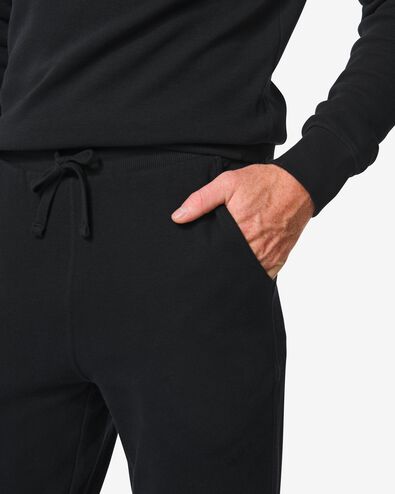 pantalon sweat homme noir noir - 2110540BLACK - HEMA