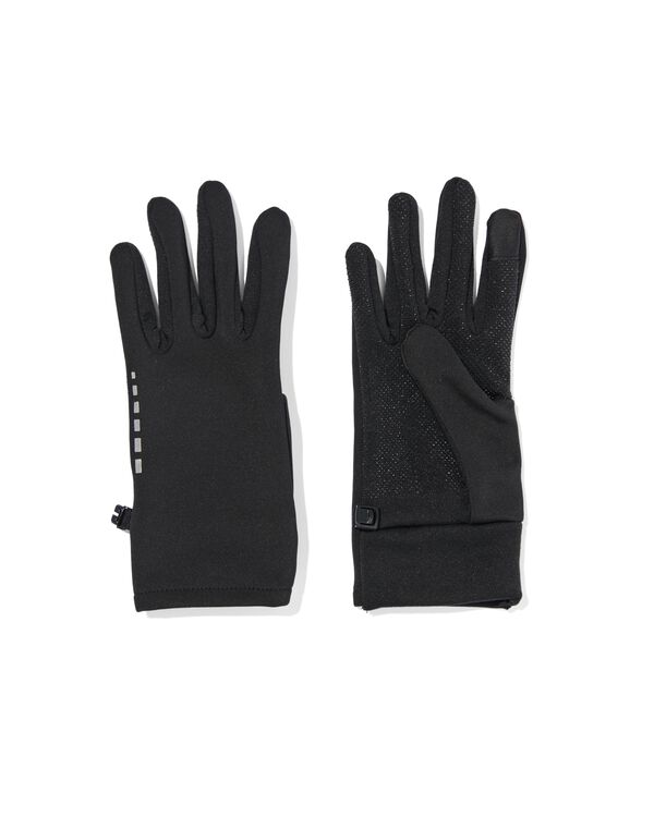 gants softshell femme et homme noir noir - 16521440BLACK - HEMA