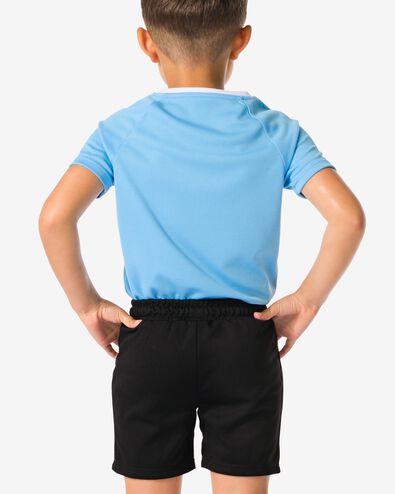 kindersportbroek kort zwart zwart - 30620006BLACK - HEMA