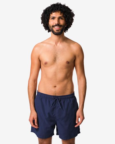 maillot de bain homme Pieter bleu fonc&eacute; bleu fonc&eacute; - 22100090DARKBLUE - HEMA