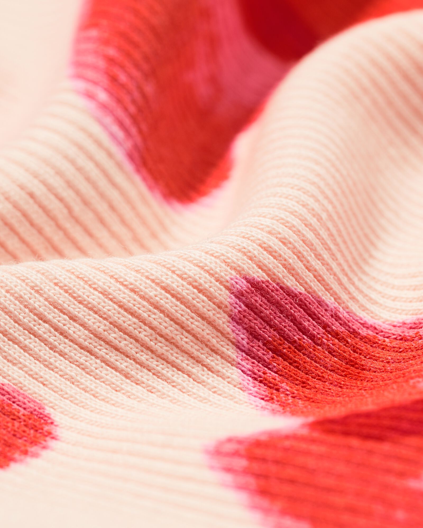 baby meegroeipyjama rib hartjes gebroken wit gebroken wit - 33308250OFFWHITE - HEMA