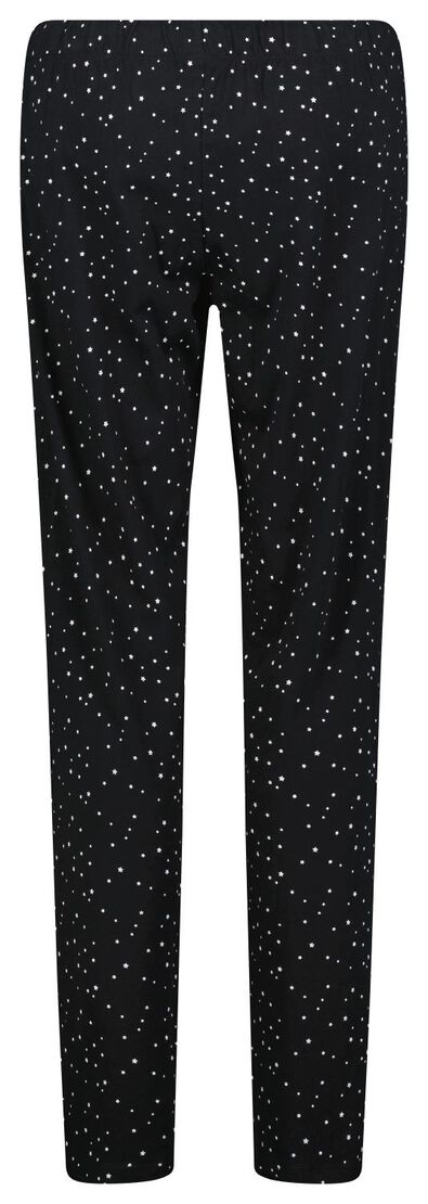 Damen-Pyjama, Baumwolle schwarz - 1000026651 - HEMA