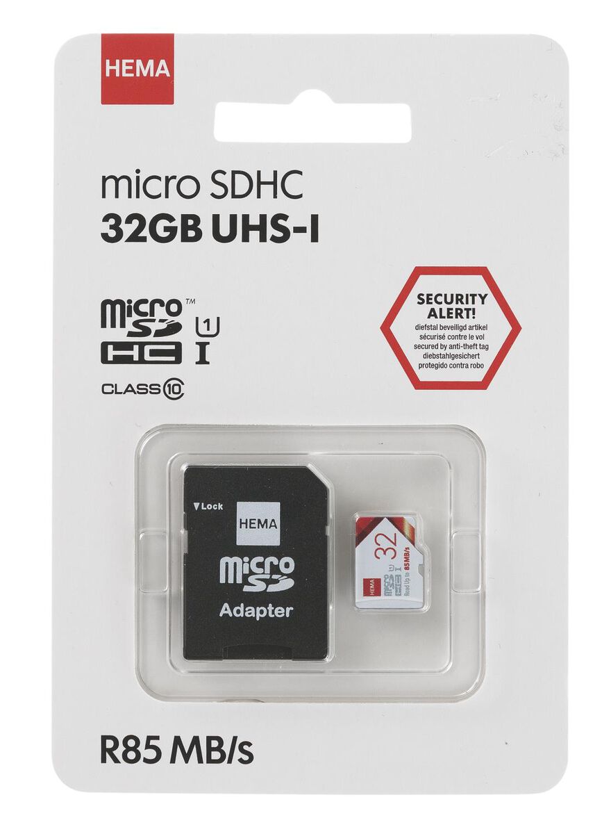 micro SD geheugenkaart 32GB - 39520011 - HEMA