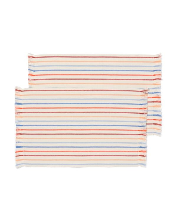 placemats 35x45 strepen - 2 stuks - 5330025 - HEMA